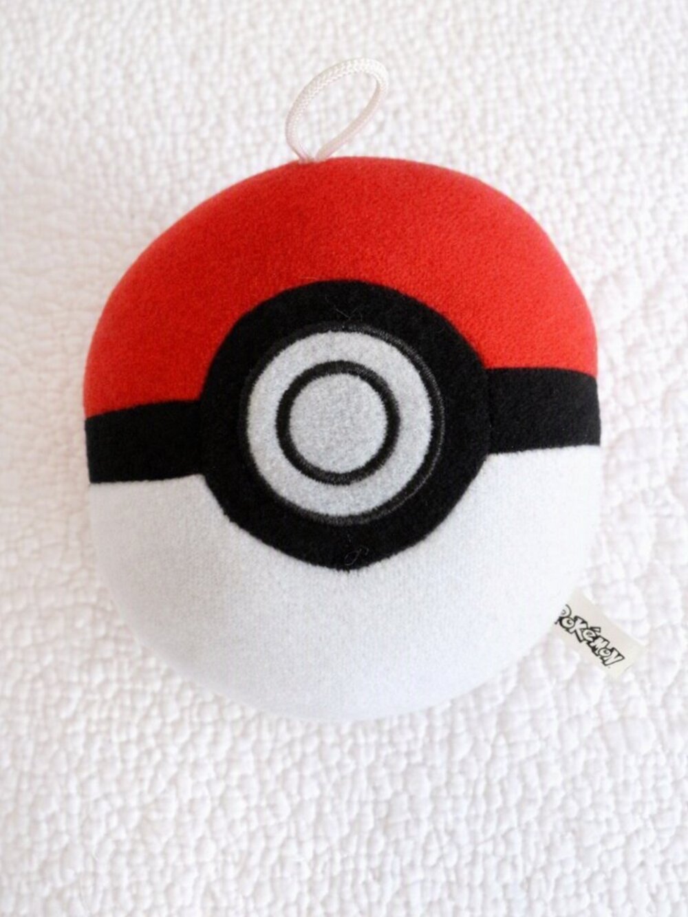 Pokémon Poké Ball Plush Bag Charm | Red & White Collectible